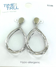 Wholesale Retail Ready Earrings by the Dozen - Time & Tru - Cut Out Tear Drops