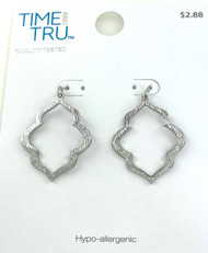 Wholesale Retail Ready Earrings by the Dozen - Time & Tru - Fish Scale Drop