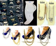 Wholesale Anklet and Toe Ring Combo Lot - 120 Pieces