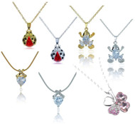 Wholesale Cubic Zirconia Spring Necklaces by the Dozen 