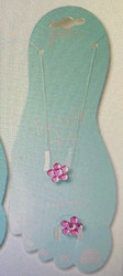 $6 Per Dozen Closeout - Crystal Anklet and Toe Rings