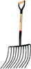 Truper 33570 Tru Pro Ensilage Fork 10-Tine Forged Steel D-Handle 30-Inch Brown/A