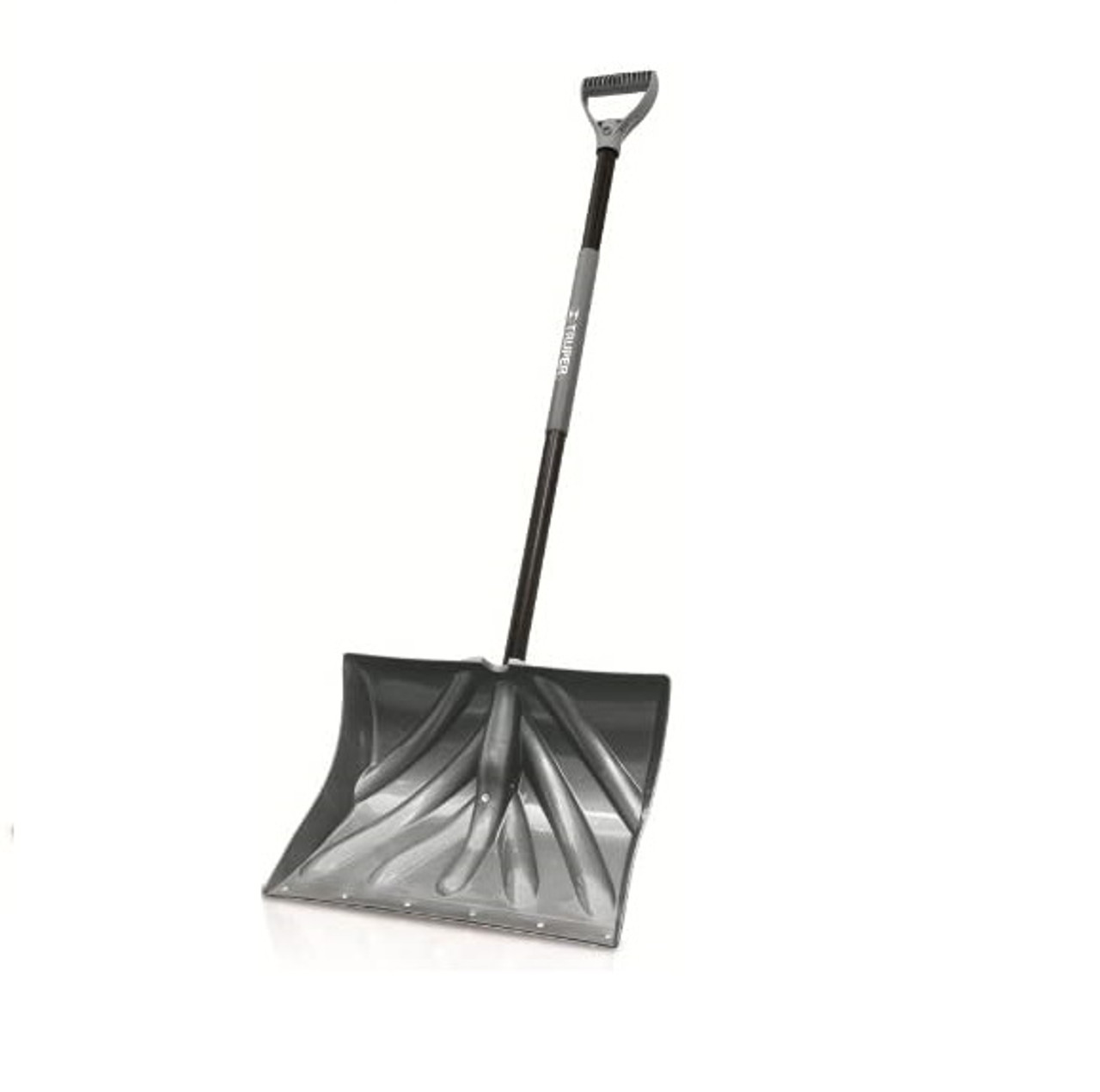 Truper 33814 18-Inch Snow Shovel with D-Grip Handle and Blade Reinforced with Metal Strip