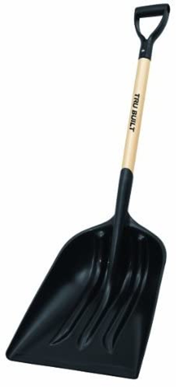 Truper 34102 Tru Bult #12 Scoop Poly Shovel with D Handle