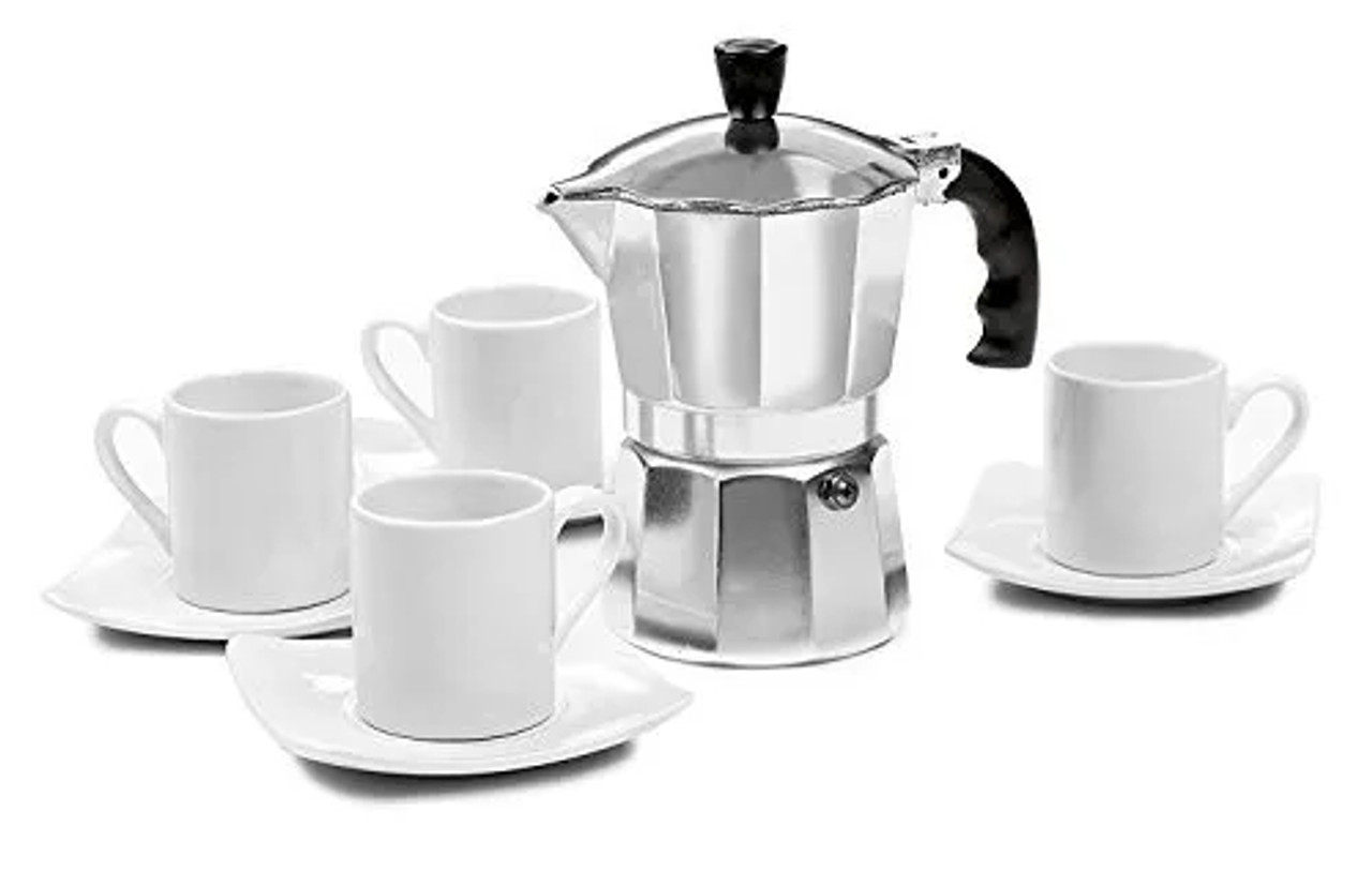 IMUSA IMUSA Aluminum Coffee Percolator 6 Cup, Silver - IMUSA