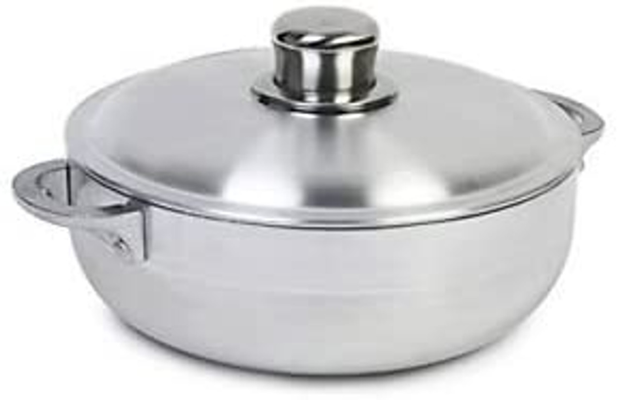 IMUSA 3.7-Quart Aluminum Stock Pot with Lid