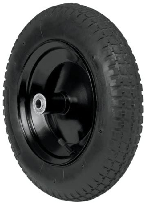 Truper 33451 Small Tire with Rim Ball Bearings and Axle