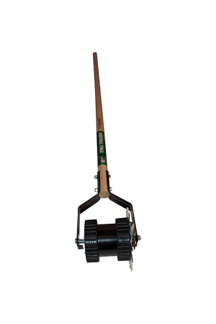 Truper 32100 Tru Tough Rotary Lawn Edger with Dual Wheel and Ash Handle 48-Inch