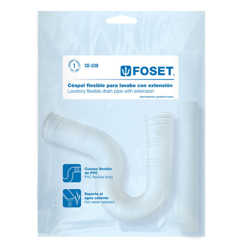 Foset Drain Sink Flexible with Extension of PVC