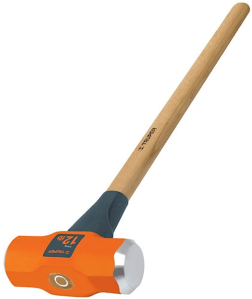 Truper 16509 Sledge Hammer 6 lb  Fiberglass Handle with Rubber Grip 36-Inch