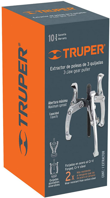 Truper 3 Jaw Gear Pulls 0.5 Ton. 9/16"