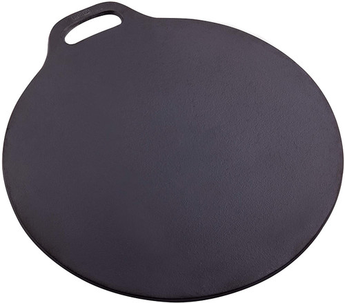 Victoria Cast Iron Comal Griddle Round Comal Pan Seasoned 10.5 inch