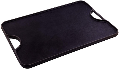 Victoria Rectangular Griddle, Reversible Cast Iron, 12.5 x 7.5