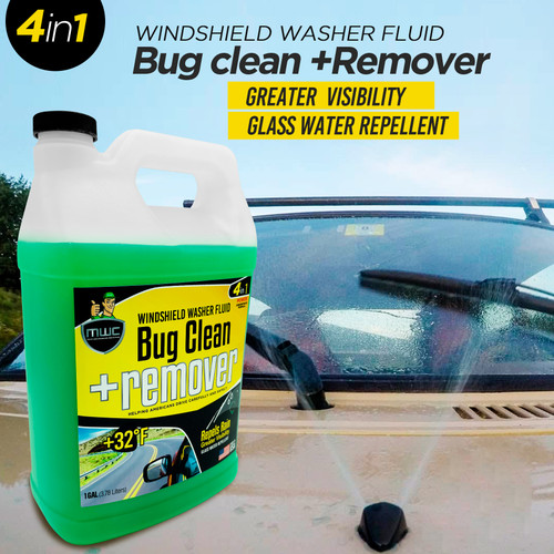 MWC Windshield Washer Fluid bug clean+ Remover green