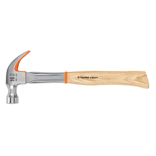 TRUPER 16653 Polished Curved Claw Professional Hammer