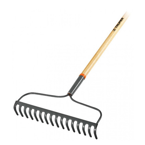 Truper 31374 Tru Pro Forged Bow Rake 16 Teeth Ash Handle 60-Inch