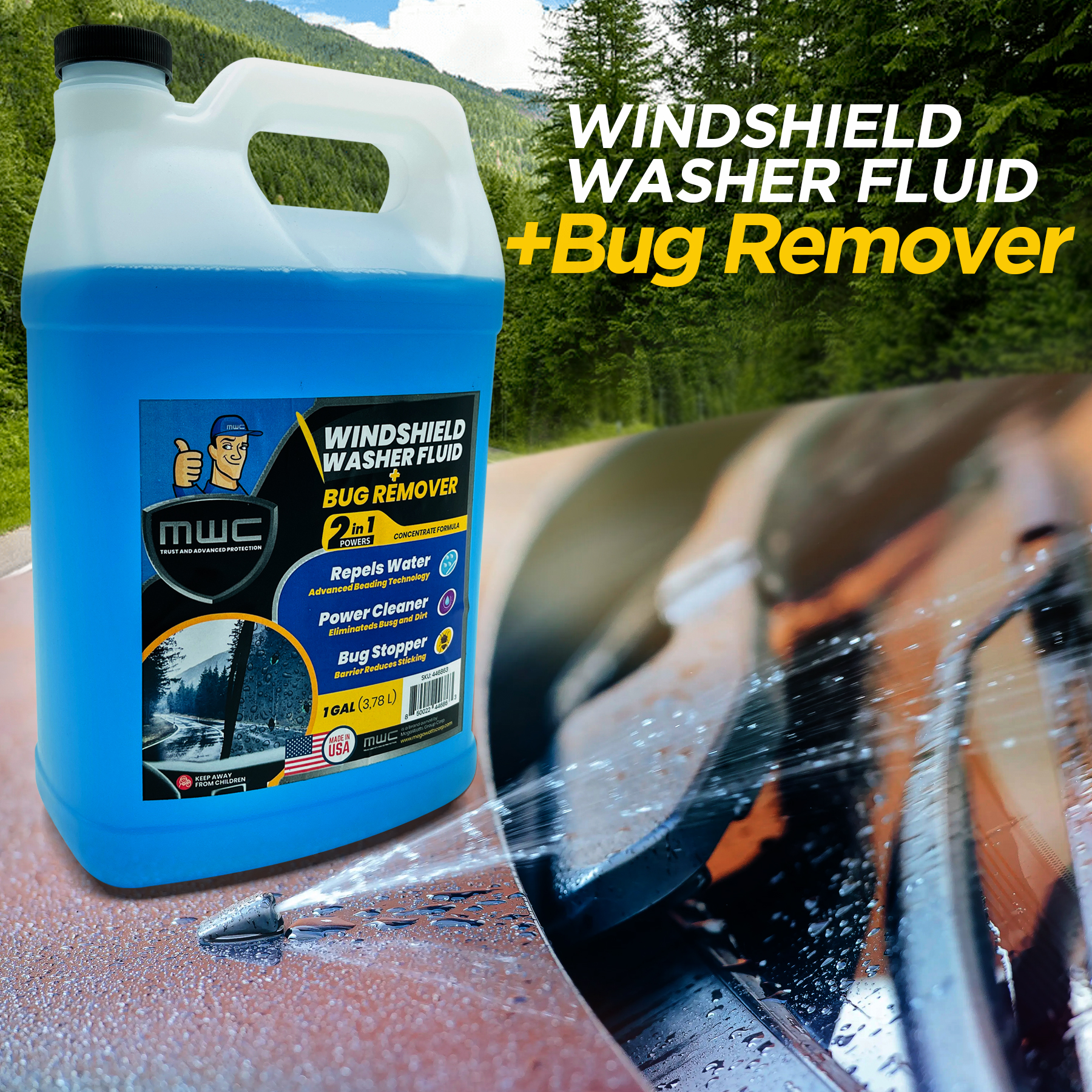 Stewart's Auto Svc on X: Car care tip: Windshield washer fluid is the best  solution for removing bugs, dirt, and anything else that lands on your  vehicle's windshield, so be sure to