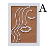 hand embroidery on wood line protrait of woman home decor piece white embroidery on brown wood against white background by dallas brand zuri perle c hand embroidery on wood line protrait of woman home decor piece white embroidery on brown wood against white background by dallas brand zuri perle c