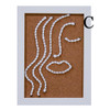 hand embroidery on wood line protrait of woman home decor piece white embroidery on brown wood against white background by dallas brand zuri perle b hand embroidery on wood line protrait of woman home decor piece white embroidery on brown wood against white background by dallas brand zuri perle b