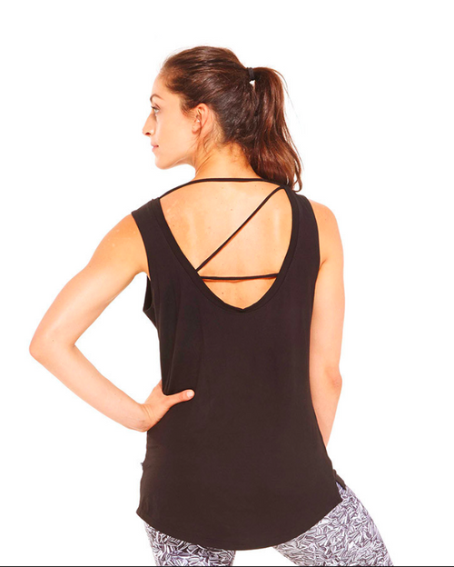 Z Back Tank - Black