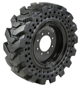 New 10 16.5 Solid Boss Skid Tires Mounted 8 on 8 Rims 6
