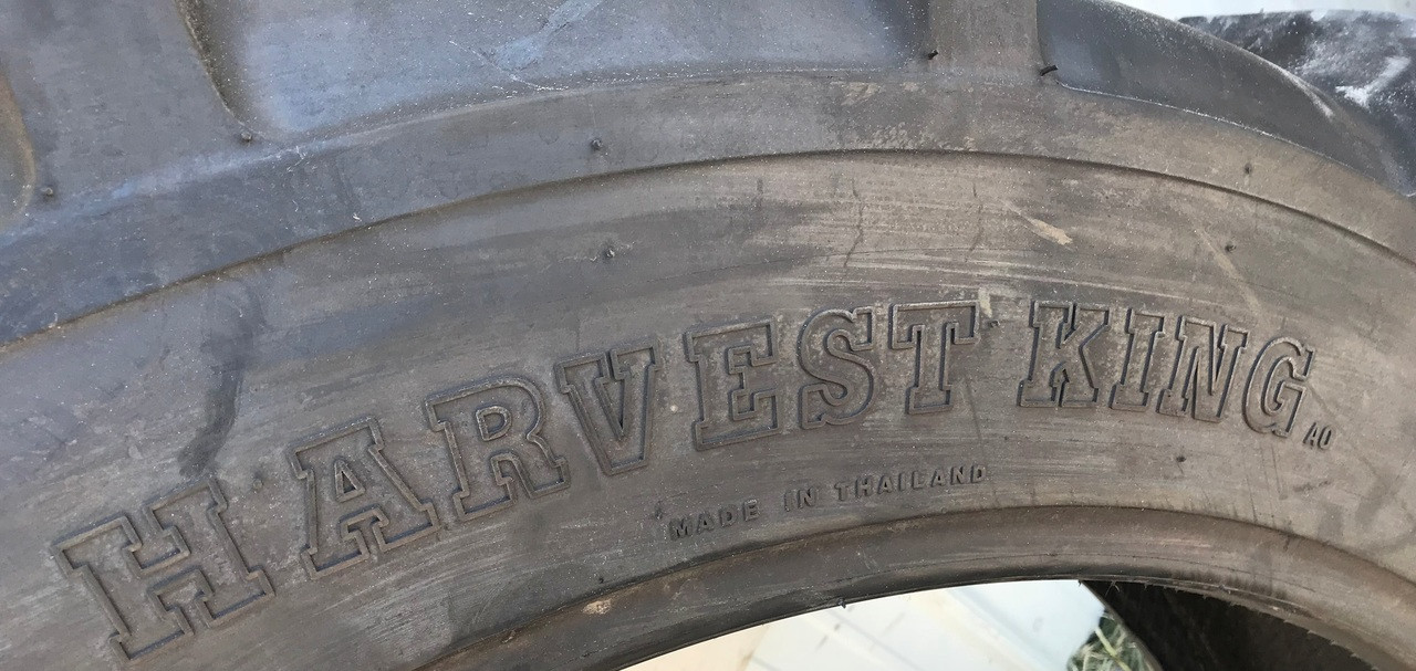 11.2 38 Harvest King Non Directional Assembly Tire Mounted on Rim 6ply
