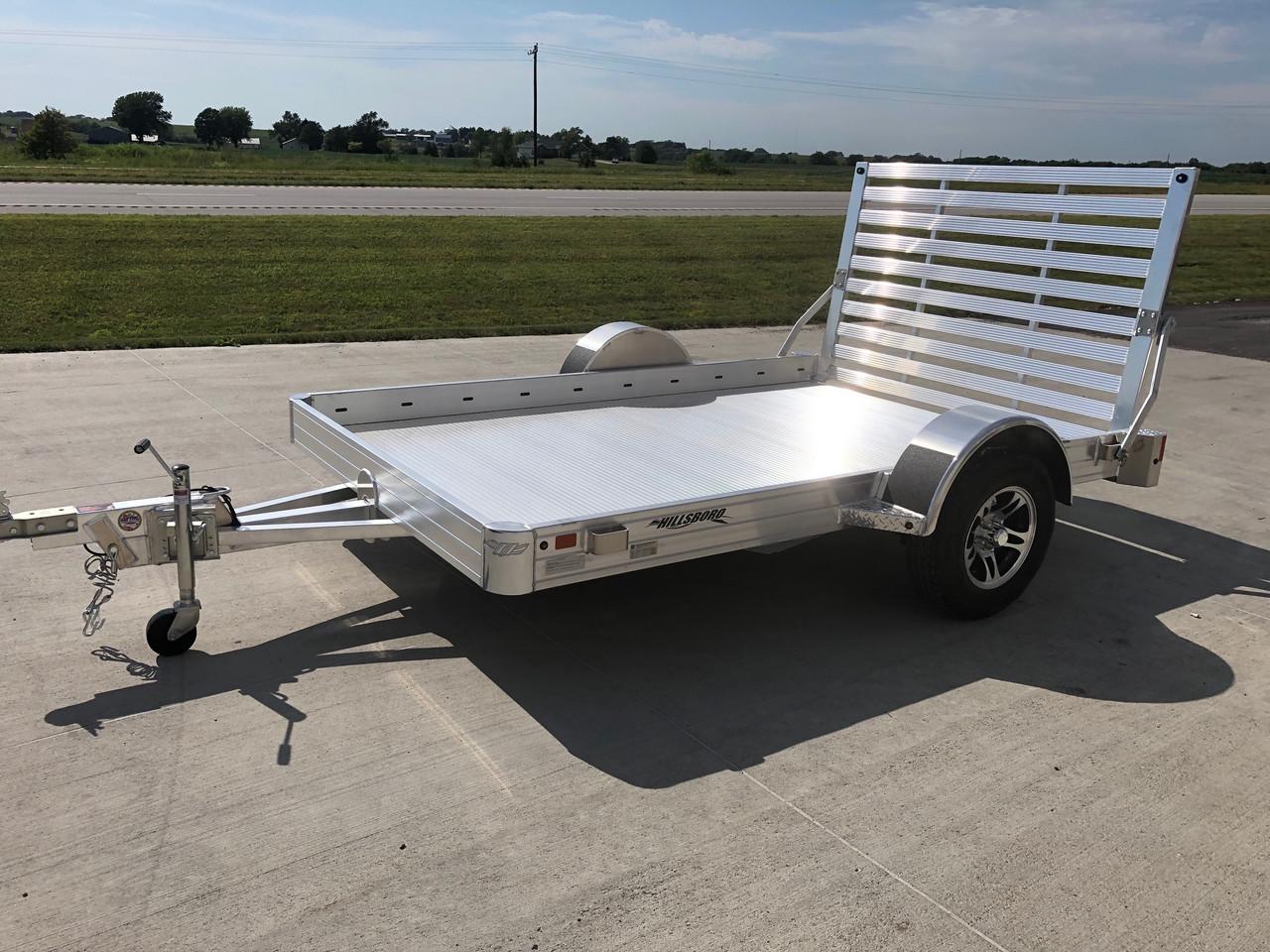 2021 Hillsboro Aluminum Utility Trailer 78"x 10ft Your Next Tire