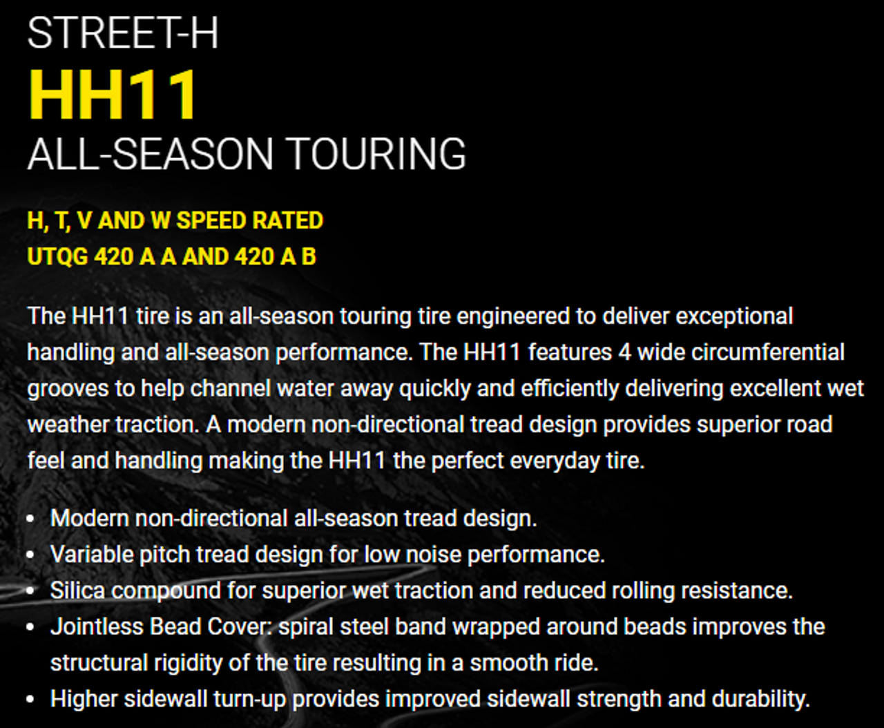 New Tire 235 55 18 Blackhawk Street-H HH11 All Season P235/55R18