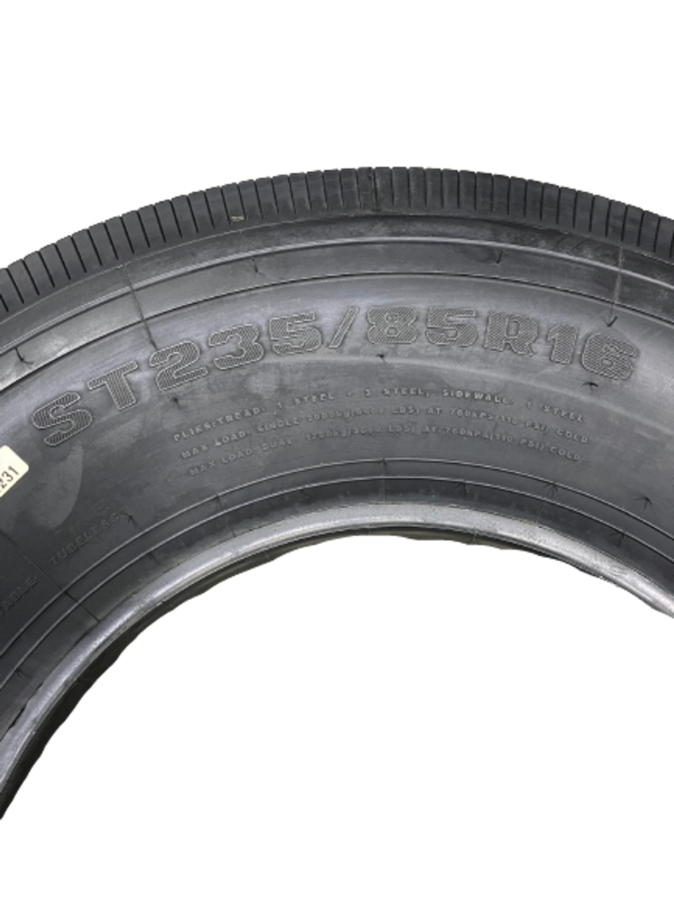 New Tire 235 85 16 - Gremax All-Steel Trailer Tires  -  ST235/85R16   14 PLY