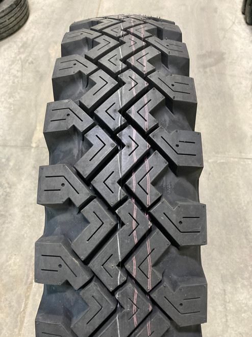 New Tire & Flap 10.00 20 Nutech N300 Mud & Snow Traction 10 ply TT