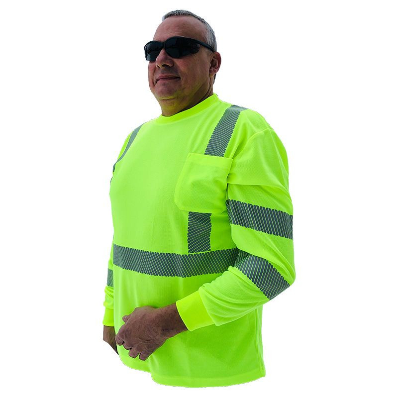 Long Sleeve Shirt - Safety Green 