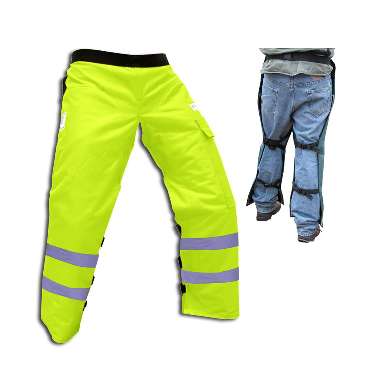 Buy Oregon Chaps with Protective Chainsaw Apron, Adjustable Chainsaw Chaps,  One Size Fits All, PPE Clothing Safety Trousers, Black, Type A Online at  desertcartDenmark