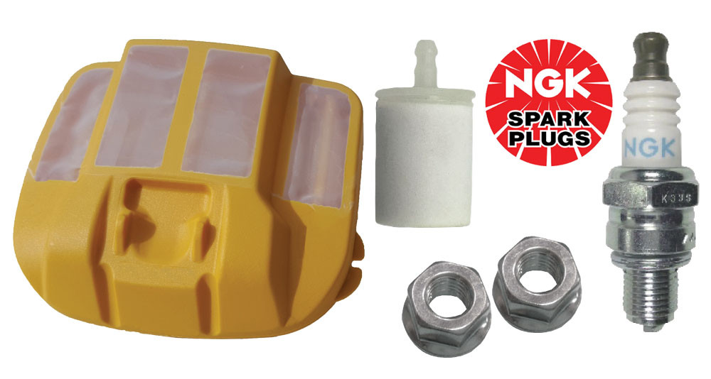 Carburetor Tune-Up Kit For Husqvarna 357XP & 359 Chainsaws - Includes Throttle Rod