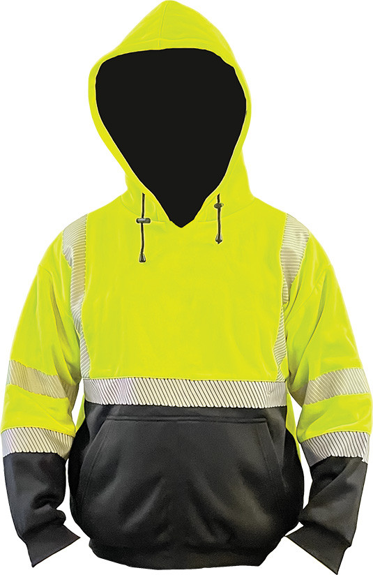 Forester Double Lined Class Hi-Vis Thermal Pullover Hoodie