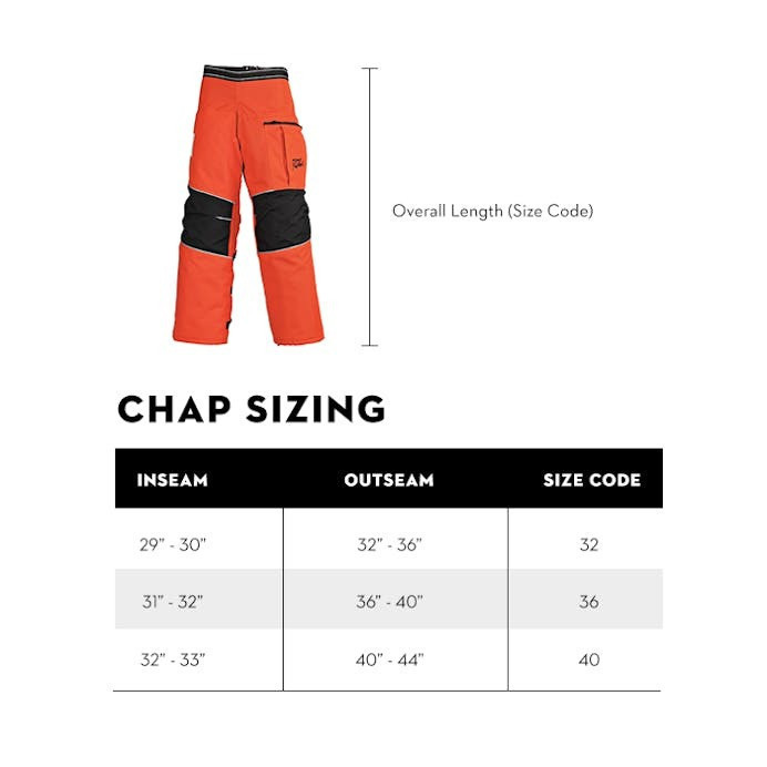STIHL Chaps 270° サイズ95 Stihl Dynamic Full Wrap Chainsaw Chaps - Orange
