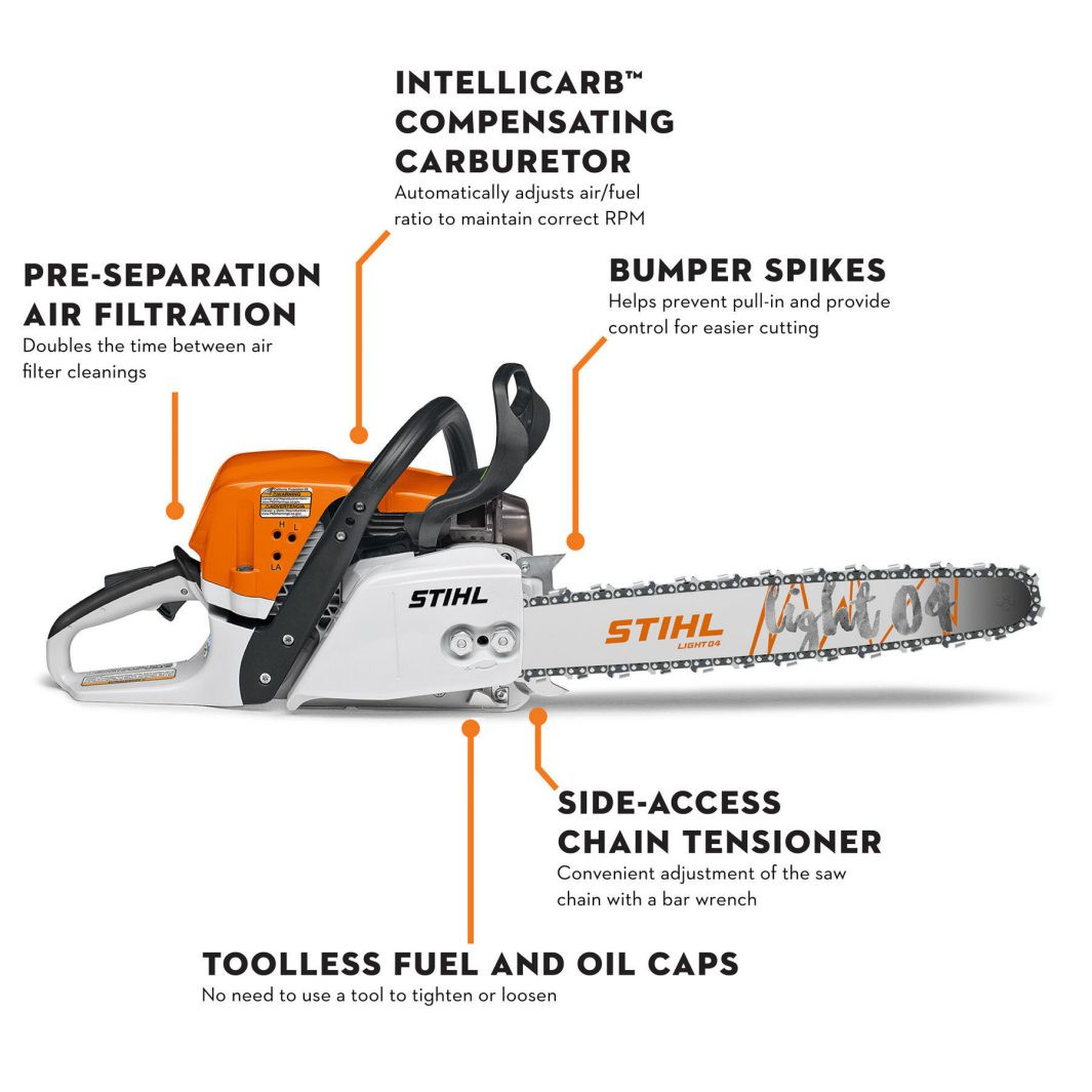 Stihl MS391 Farm & Ranch Gas Powered Chainsaw - Forester Shop