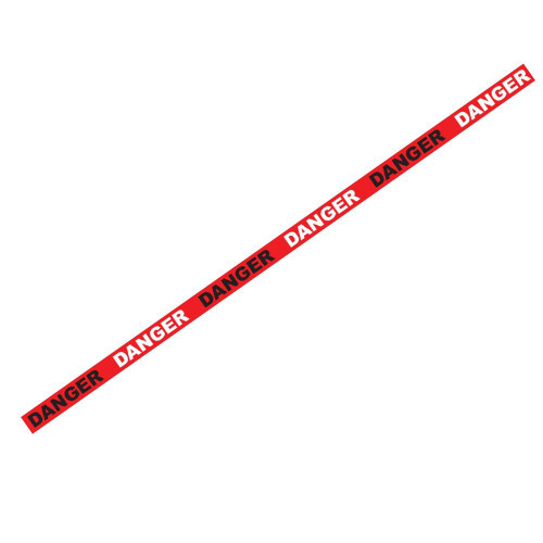 1000' x 3" Danger Red Barricade Tape