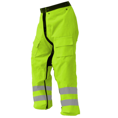 FORESTER Wrap Around Chainsaw Safety Chaps - Adjustable 37in Length, Safety Green, Meets ANSI/OSHA Standards - View #10