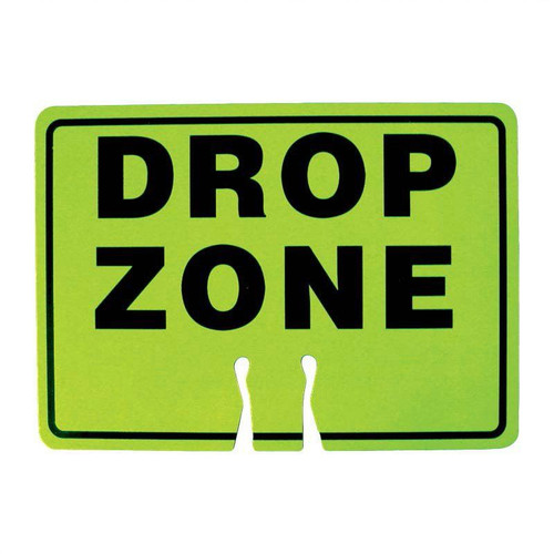 Forester Drop Zone Cone Insert Sign