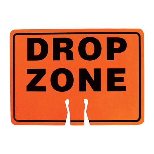 Forester Drop Zone Cone Insert Sign