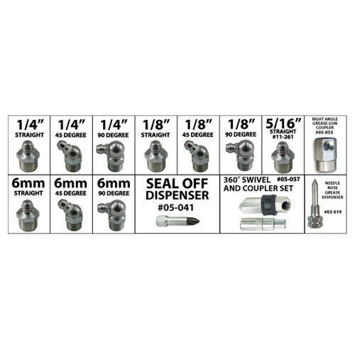Grease Gun Fittings/Couplers