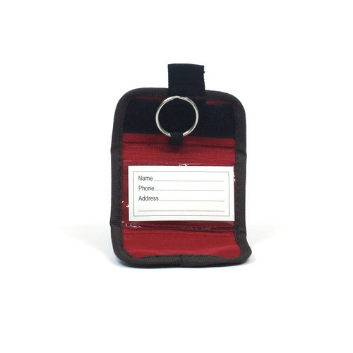 Outward Hound Pet Pocket Collar ID Bag - Red Clay / Java Outward Hound Pet Pocket Collar ID Bag - Red Clay / Java