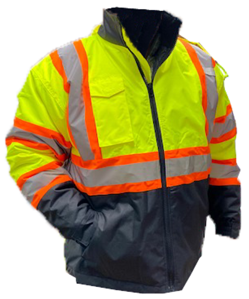 Front of Jacket Showing Black bottom