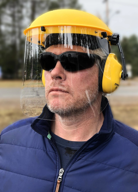 Forester Face Sheild & Hearing Protection Kit - Clear Shield