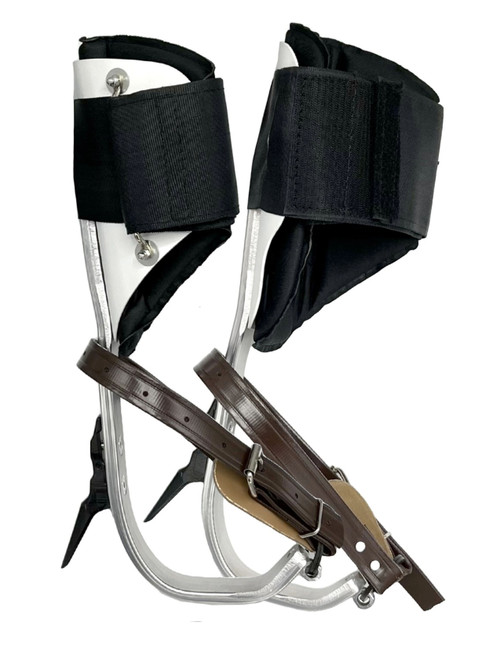 Forester Premium Aluminum Climbing Spikes w/ Aluminum Cuff