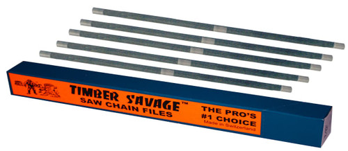 Timber Savage Twin Milled Chainsaw Files - Made in Switzerland