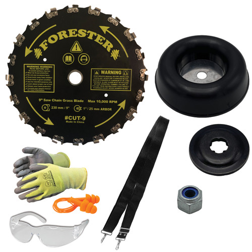 Forester Brush Cutter Blade Conversion Adapter Kit - Husqvarna Forester Brush Cutter Blade Conversion Adapter Kit - Husqvarna