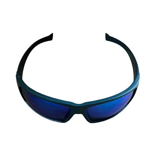 FORESTER SHOP MATTE GREEN BLUE LENS GLASSES