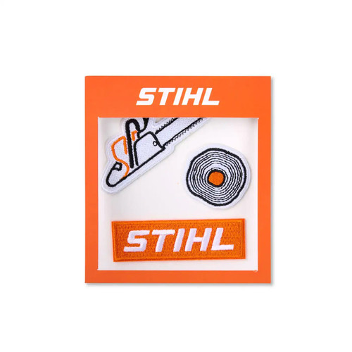 Stihl Embroidedered Chainsaw Themed Patches