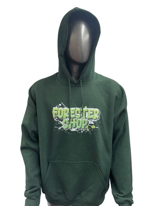 Forester Shop Logo hooded Sweatshirt - Forest Green